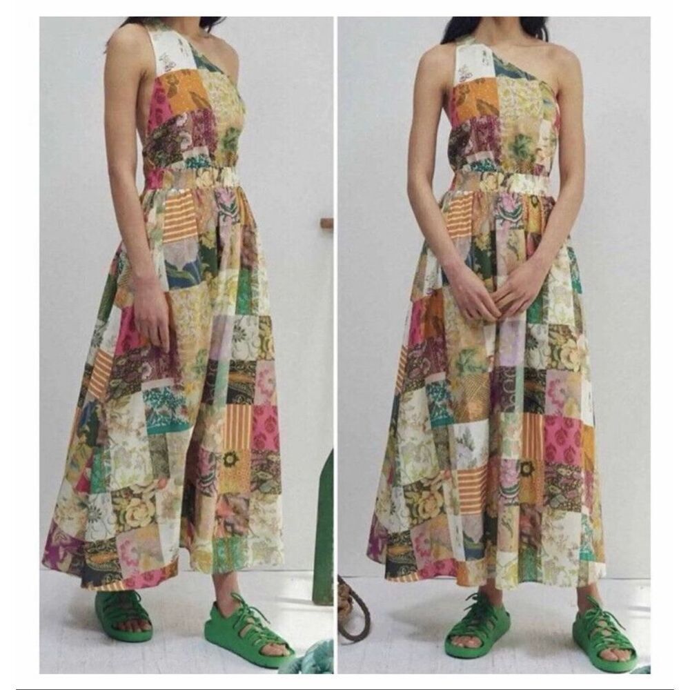 Alemais Hattie One Shoulder Midi Dress 4